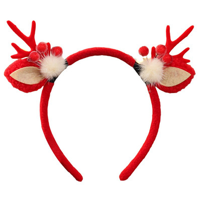 Elastinė kalėdinė Cosplay plaukų juosta plaukų lankelis galvos apdangalas elnio ragų galvos juostelė vakarėliui skirtų plaukų aksesuarams
