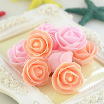 50 ΤΕΜ/Τσάντα Mini PE Foam Rose Flower Head Τεχνητά λουλούδια τριαντάφυλλου Χειροποίητα DIY Διακόσμηση σπιτιού γάμου Εορταστικά & προμήθειες για πάρτι