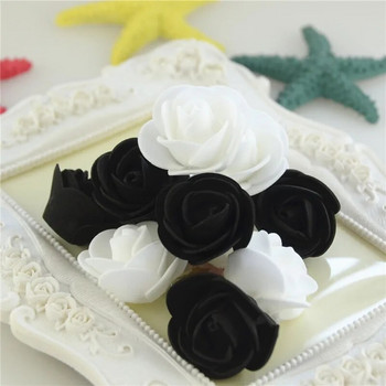 50 ΤΕΜ/Τσάντα Mini PE Foam Rose Flower Head Τεχνητά λουλούδια τριαντάφυλλου Χειροποίητα DIY Διακόσμηση σπιτιού γάμου Εορταστικά & προμήθειες για πάρτι