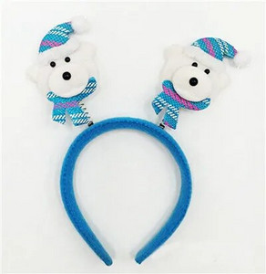 Crtani Djed Snjegović Los Sob Božićno perje Traka za glavu Party Decor Adlut Traka za kosu Kopča Djeca Kids Obruč za glavu