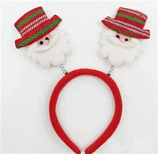 Crtani Djed Snjegović Los Sob Božićno perje Traka za glavu Party Decor Adlut Traka za kosu Kopča Djeca Kids Obruč za glavu