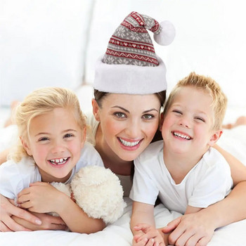 Χειμερινά Χριστουγεννιάτικα Πλεκτά Καπέλα Θερμαινόμενα Καπέλα Holiday Party Cap Shopping