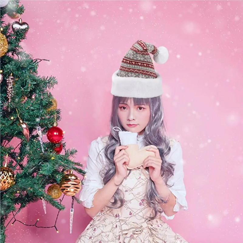 Téli karácsonyi kötött sapka melegítő sapkák Ünnepi party sapka vásárlás