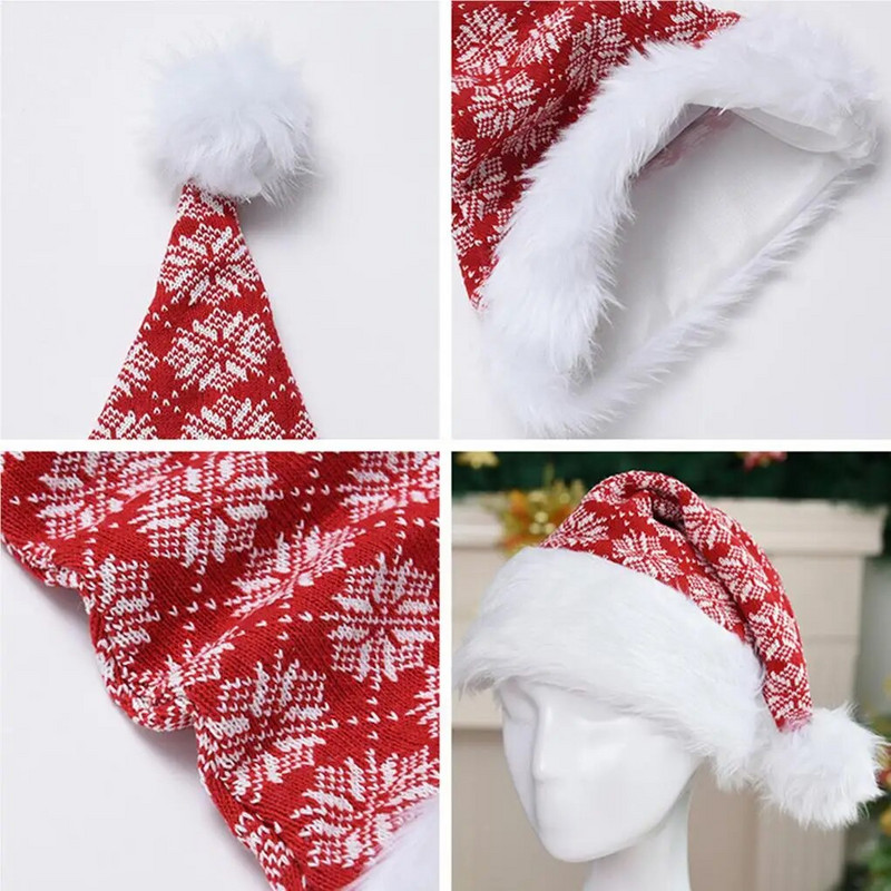 Téli karácsonyi kötött sapka melegítő sapkák Ünnepi party sapka vásárlás