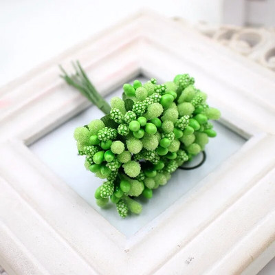 12/36/72/144Pcs Mini Stamen cvijet Umjetno cvijeće Izrada lažnog cvijeća za vjenčani buket Party Scrapbooking Decor DIY