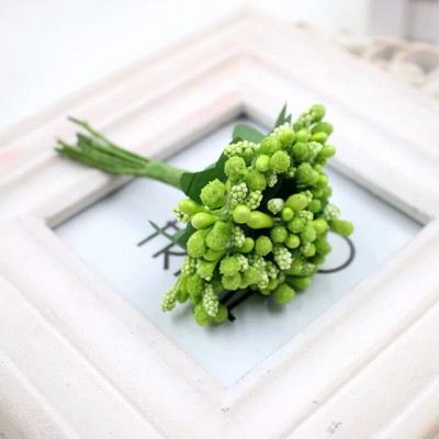 12/36/72/144Pcs Mini Stamen cvijet Umjetno cvijeće Izrada lažnog cvijeća za vjenčani buket Party Scrapbooking Decor DIY