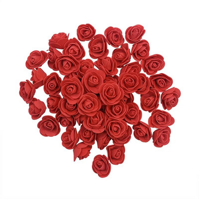 200/100/50 capete de trandafir artificiale spumă 3,5 cm flori artificiale pentru urs trandafir Cadou de Valentine decorațiuni florale pentru petrecere de nuntă