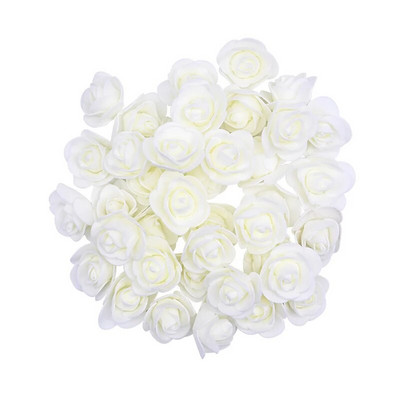 200/100/50 capete de trandafir artificiale spumă 3,5 cm flori artificiale pentru urs trandafir Cadou de Valentine decorațiuni florale pentru petrecere de nuntă