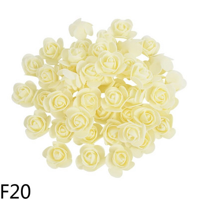 200/100/50 capete de trandafir artificiale spumă 3,5 cm flori artificiale pentru urs trandafir Cadou de Valentine decorațiuni florale pentru petrecere de nuntă