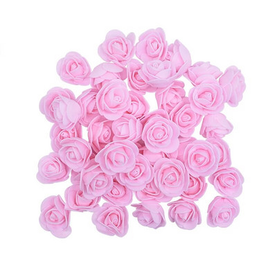 200/100/50 capete de trandafir artificiale spumă 3,5 cm flori artificiale pentru urs trandafir Cadou de Valentine decorațiuni florale pentru petrecere de nuntă