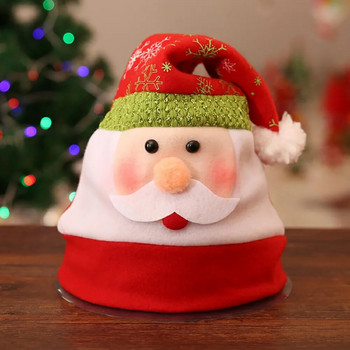 Детска коледна шапка на Дядо Коледа Снежен човек Елк Сняг Весела Коледа Многоцветна шапка Детска шапка Коледни аксесоари Доставка