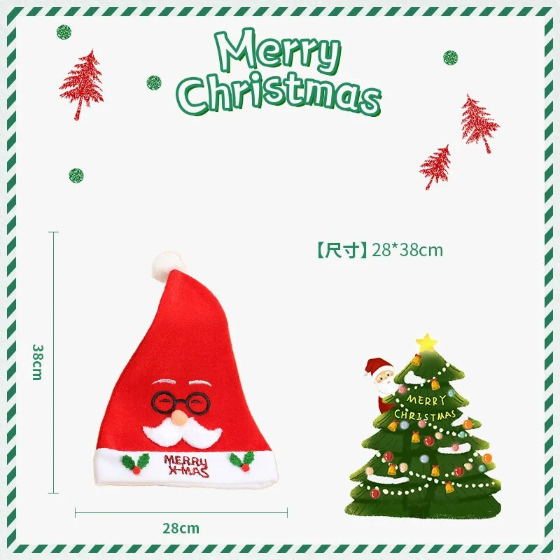 YADA aranyos karácsonyi új Mikulás jávorsapka gyerekeknek mini karácsonyi sapka kisállatoknak Merry Christmas Decor Ajándékok TW210040