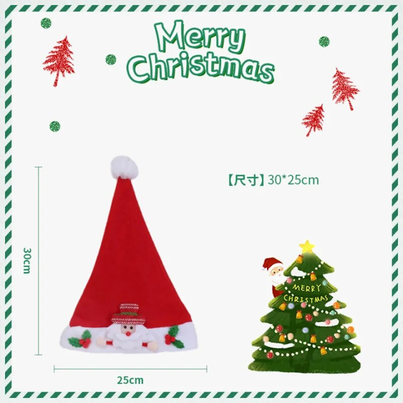 YADA aranyos karácsonyi új Mikulás jávorsapka gyerekeknek mini karácsonyi sapka kisállatoknak Merry Christmas Decor Ajándékok TW210040