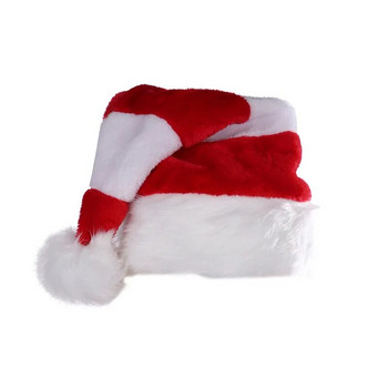 2023 модни плетени червени коледни шапки плюс кадифена шапка Топла шапка за деца, възрастни Боне Нова година Коледна украса Шапка