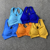 Bešavni set za jogu od 2 komada Sportski grudnjak Leggings Odijelo Gradijent Odjeća za teretanu Sportski komplet Ženska trenerka za fitnes Odjeća za trčanje Vježbanje