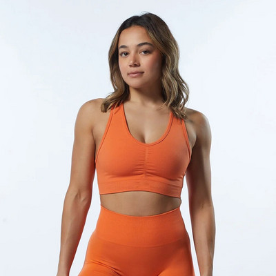 Bešavni set za jogu od 2 komada Sportski grudnjak Leggings Odijelo Gradijent Odjeća za teretanu Sportski komplet Ženska trenerka za fitnes Odjeća za trčanje Vježbanje