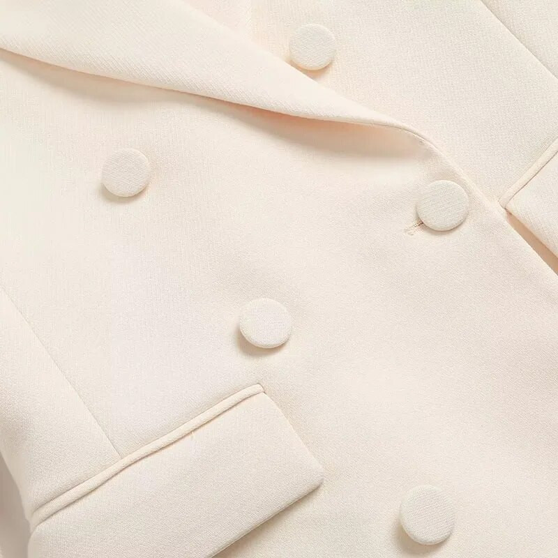 ZATRHMBM sieviešu 2023. gada divrindu, garais žakete, retro stila šauras veste ar augstu vidukli, platas bikses, eleganti ielas sieviešu komplekti Mujer