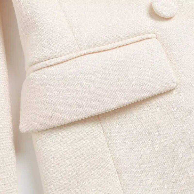 ZATRHMBM sieviešu 2023. gada divrindu, garais žakete, retro stila šauras veste ar augstu vidukli, platas bikses, eleganti ielas sieviešu komplekti Mujer