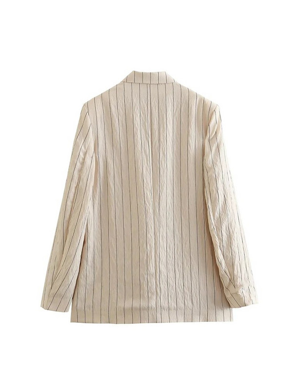 Kumsvag 2023 Ženska ljetna odijela s hlačama Kompleti od 2 komada Ležerni prugasti sakoi Kaputi i hlače Žensko elegantno OL odijelo Odjeća