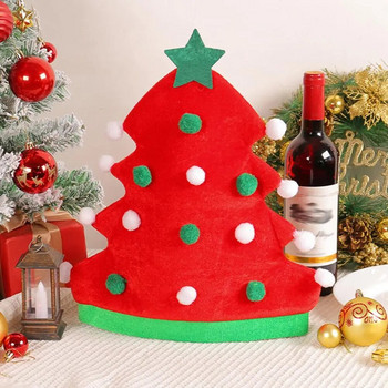 Χριστουγεννιάτικο καπέλο από βελούδινο ύφασμα Ζεστό χριστουγεννιάτικο καπέλο Ζωντανά χριστουγεννιάτικα καπέλα ξωτικά με βελούδινα πομ Εορταστικό πάρτι για Merry for Home