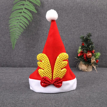 32*25cm Χριστουγεννιάτικες πούλιες Antlers high-end βελούδινα παιδικά καπέλα high-end Χριστουγεννιάτικη διακόσμηση καπέλα εκρήξεις γιορτινά στολίδια