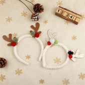 2023. gada Ziemassvētku galvas saite meitenēm Jauni ragi Ziemassvētku rotājumi Zvans Ziemassvētku vecītis Sniegavīrs Bērni Dāvanas Matu lente