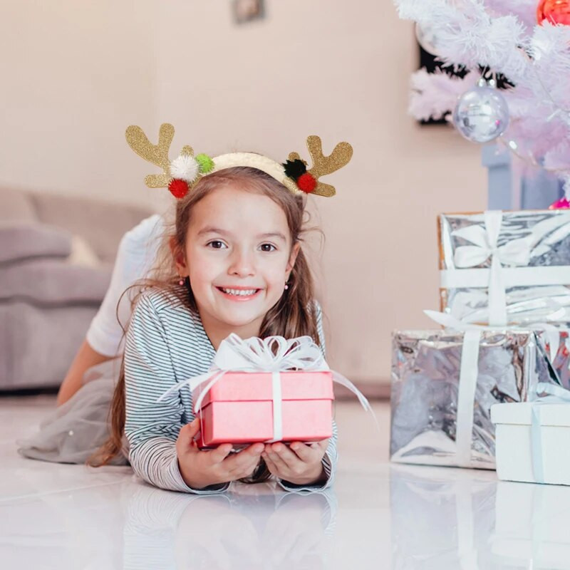 2023. gada Ziemassvētku galvas saite meitenēm Jauni ragi Ziemassvētku rotājumi Zvans Ziemassvētku vecītis Sniegavīrs Bērni Dāvanas Matu lente