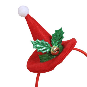 1 τμχ Χαριτωμένο χριστουγεννιάτικο καπέλο κεφαλόδεσμο Χριστουγεννιάτικο κάλυμμα πάρτι για χριστουγεννιάτικη διακόσμηση Παιδικά δώρα Πρωτοχρονιάτικα προμήθειες