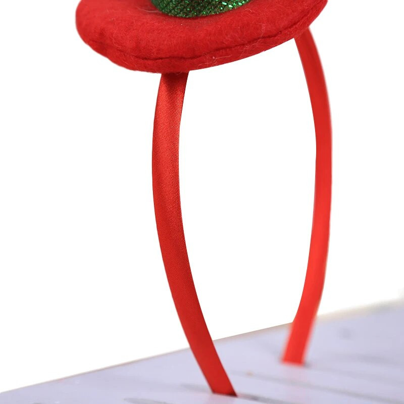1gb Jauka Ziemassvētku cepure galvas saite Ziemassvētku galvassegu ballīšu matu lente Ziemassvētku dekorēšanai bērniem Dāvanas Jaungada piederumi