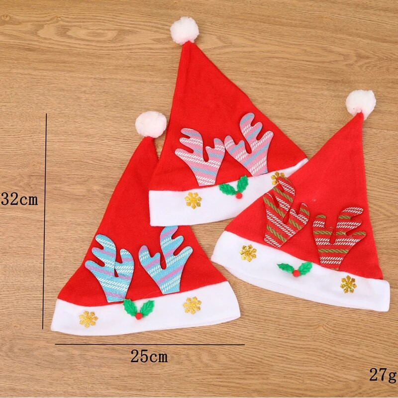 Ziemassvētku vecīša cepure Ziemassvētku cepure meitene meitene Zēns Bērni bērni Ziemassvētki Cepurīte Ziemassvētku rotājums Navidad Ziemassvētku dāvanas 2019. 2018. gadam