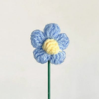 Suncokret Heklani cvijet Pleteni umjetni cvijet Vjenčani buket za mladenku Ručno tkani buket cvijeća Božićni dar Flores