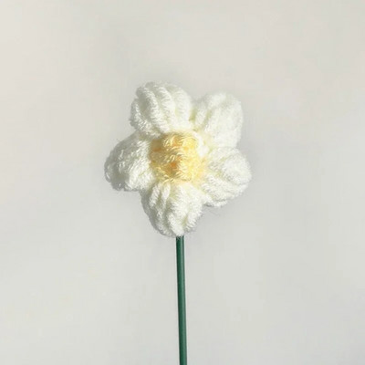 Suncokret Heklani cvijet Pleteni umjetni cvijet Vjenčani buket za mladenku Ručno tkani buket cvijeća Božićni dar Flores