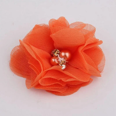 10 KOM 2 inča 35 boja Mini cvijet od šifonske tkanine za pozivnicu za vjenčanje Umjetno cvijeće za ukrašavanje haljine