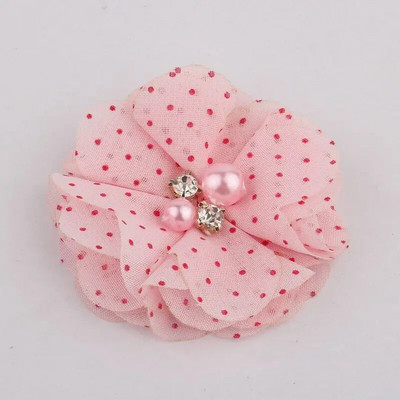 10 KOM 2 inča 35 boja Mini cvijet od šifonske tkanine za pozivnicu za vjenčanje Umjetno cvijeće za ukrašavanje haljine