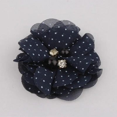 10 KOM 2 inča 35 boja Mini cvijet od šifonske tkanine za pozivnicu za vjenčanje Umjetno cvijeće za ukrašavanje haljine