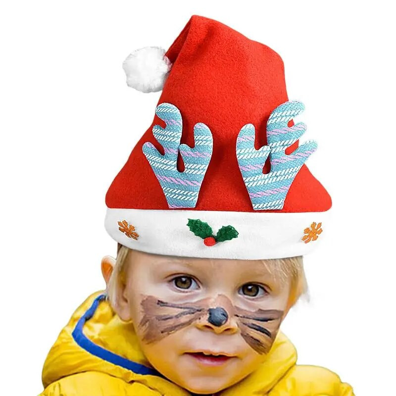 Šešir Djeda Božićnjaka Božićne kape Pulover Nova godina Slatka dječja kapa za odrasle Kapa s rogovima Čarapa Poklon za novogodišnju zabavu Zimski dar