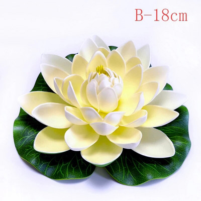 10/18 cm hõljuv kunstlik lootose võlts taim DIY vesiroosi simulatsioon lootose koduaia kaunistus odav välikaunistus