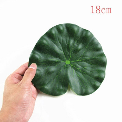 10/18 cm hõljuv kunstlik lootose võlts taim DIY vesiroosi simulatsioon lootose koduaia kaunistus odav välikaunistus