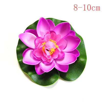 10/18 cm hõljuv kunstlik lootose võlts taim DIY vesiroosi simulatsioon lootose koduaia kaunistus odav välikaunistus