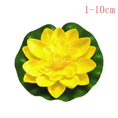 10/18 cm hõljuv kunstlik lootose võlts taim DIY vesiroosi simulatsioon lootose koduaia kaunistus odav välikaunistus