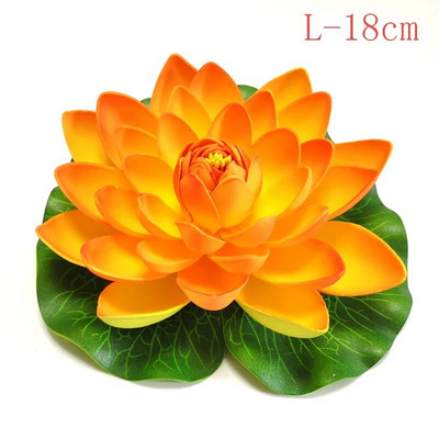 10/18 cm hõljuv kunstlik lootose võlts taim DIY vesiroosi simulatsioon lootose koduaia kaunistus odav välikaunistus