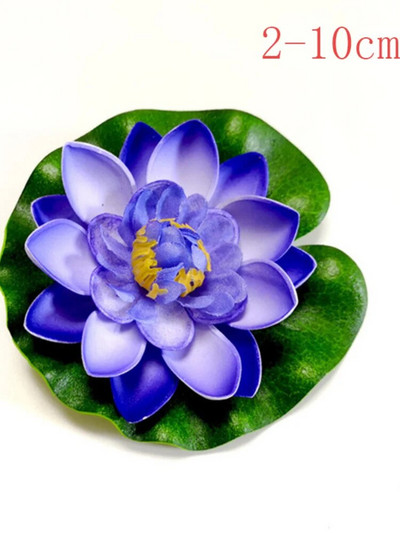 10/18 cm hõljuv kunstlik lootose võlts taim DIY vesiroosi simulatsioon lootose koduaia kaunistus odav välikaunistus