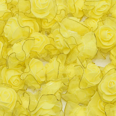 20 tk/partii 4 cm PE vahtplastist siidist roosi kunstlillepead pulmadeks kodukaunistuseks DIY scrapbooking pärg võltsroosilill