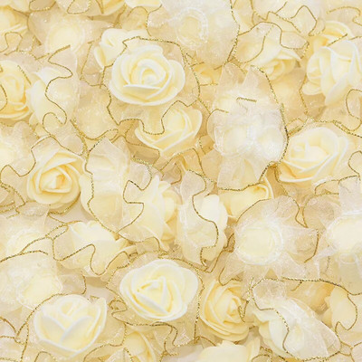 20 tk/partii 4 cm PE vahtplastist siidist roosi kunstlillepead pulmadeks kodukaunistuseks DIY scrapbooking pärg võltsroosilill