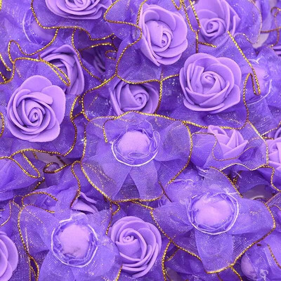20 tk/partii 4 cm PE vahtplastist siidist roosi kunstlillepead pulmadeks kodukaunistuseks DIY scrapbooking pärg võltsroosilill