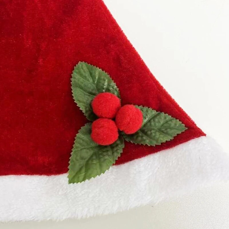Ziemassvētku cepures Jaunais gads plīša cepure pieaugušajiem bērniem cepure Ziemassvētku rotājumi mājām Ziemassvētki Ziemassvētku vecīša dāvanas Silta ziemas cepure