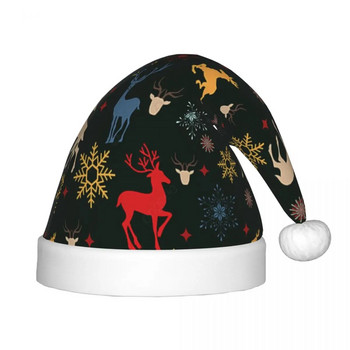 Весела Коледа Модел 144 Коледна шапка за деца Бонбони Светли новогодишни детски шапки