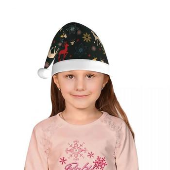 Καλά Χριστούγεννα Μοτίβο 144 Χριστουγεννιάτικο καπέλο για Παιδιά Candy Bright New Year Παιδικά καπέλα