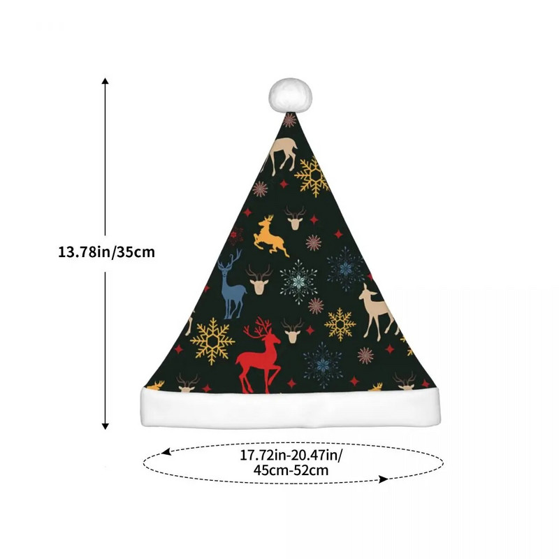 Merry Christmas Pattern 144 Karácsonyi sapka gyerekeknek Candy Fényes újév Gyerekkalapok