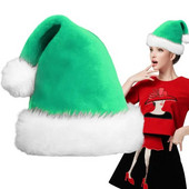 Kapa Djeda Mraza Božićna lepršava kapa Djeda Božićnjaka u boji Topla udobna božićna kapa Svečane potrepštine za zabavu za djecu i odrasle